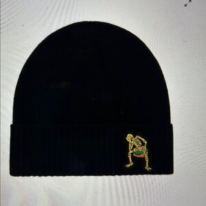 Rowing Blazers Black Hat with Gold Detail